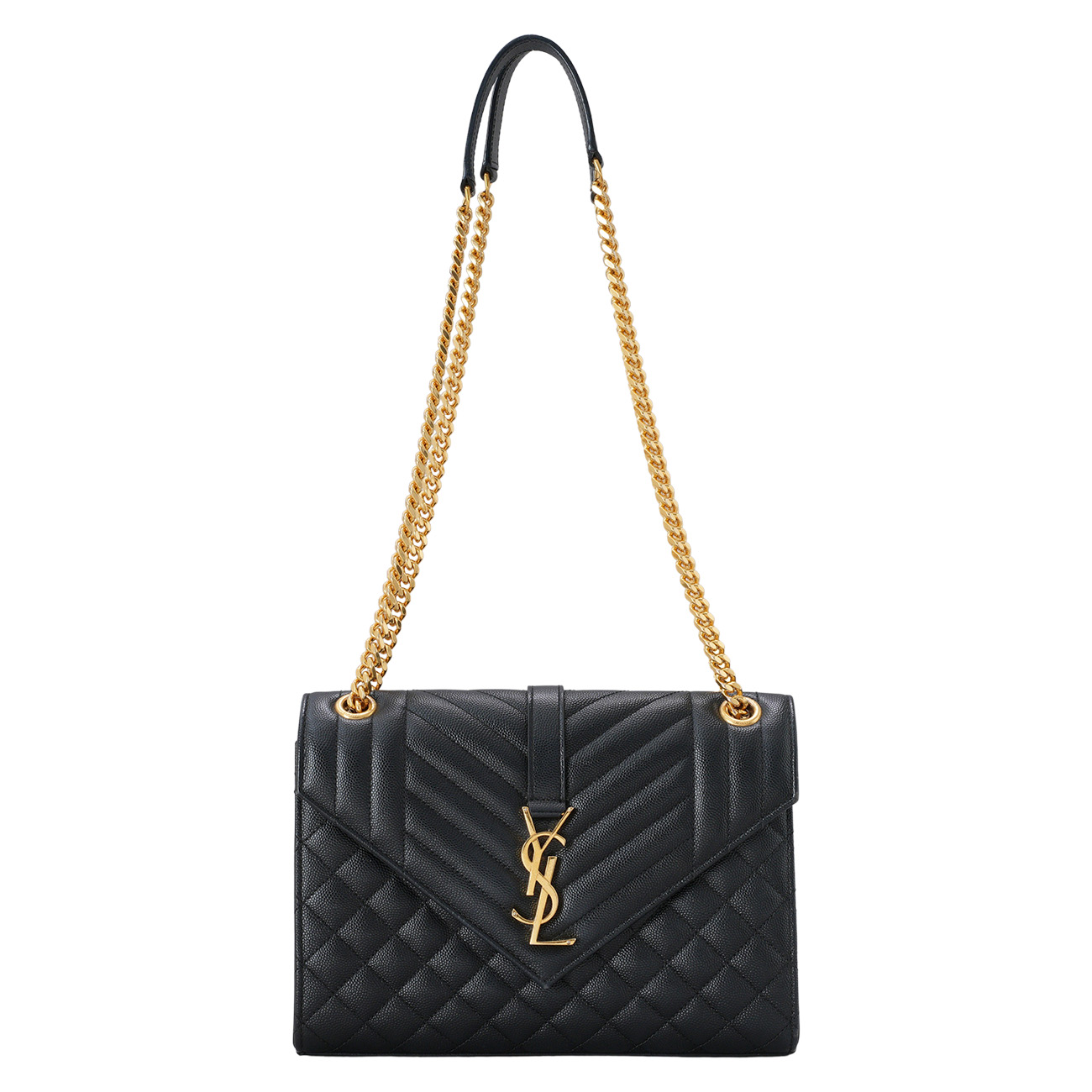 YVES SAINT LAURENT(USED)생로랑 487206 엔벨로프 체인 숄더백